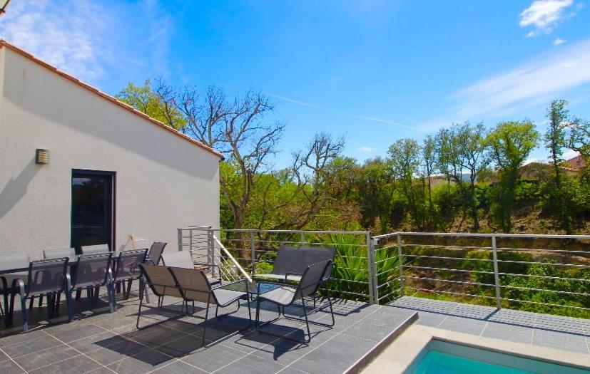 Villa Contemporaine, Jardin Mediterraneen Et Piscine Privee Saint-Jean-Pla-de-Corts المظهر الخارجي الصورة