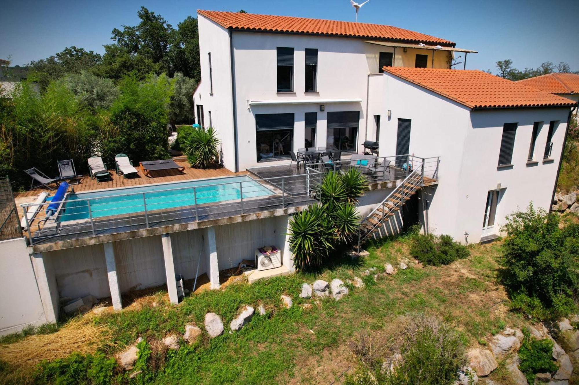 Villa Contemporaine, Jardin Mediterraneen Et Piscine Privee Saint-Jean-Pla-de-Corts المظهر الخارجي الصورة